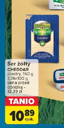 Ser cheddar plastry Kerrygold promocja