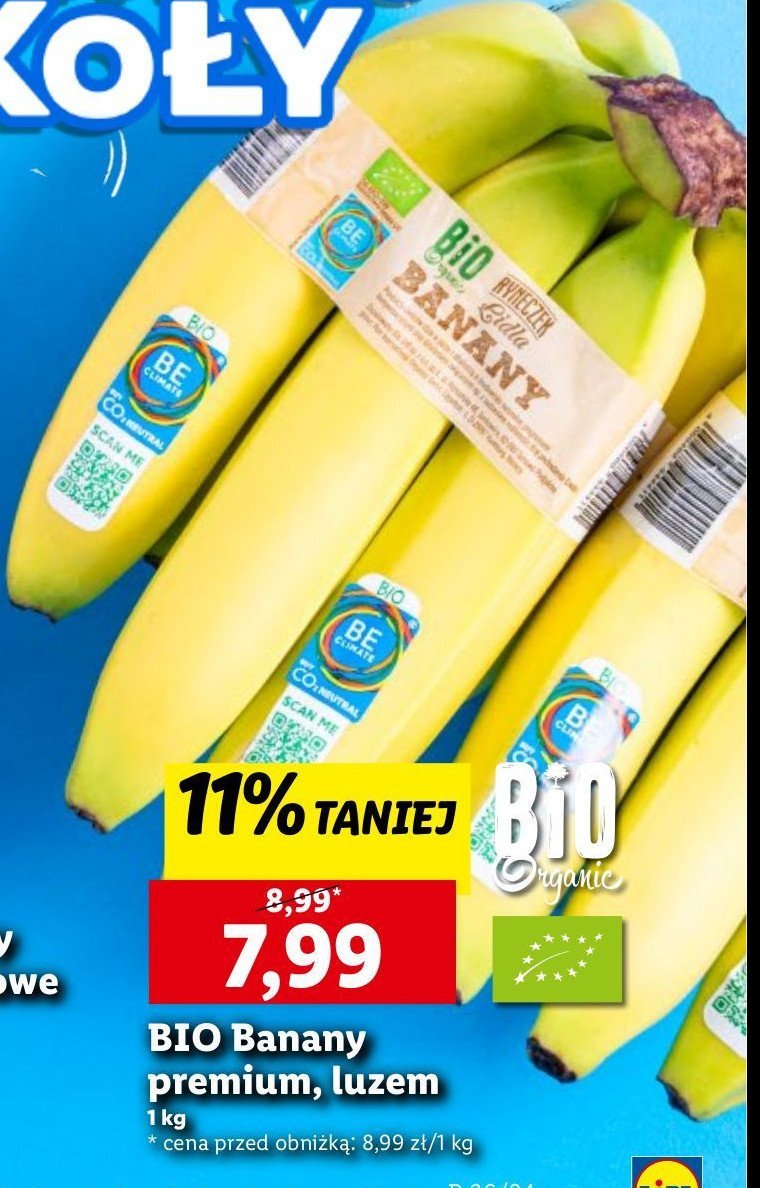 Banany Bio organic promocja