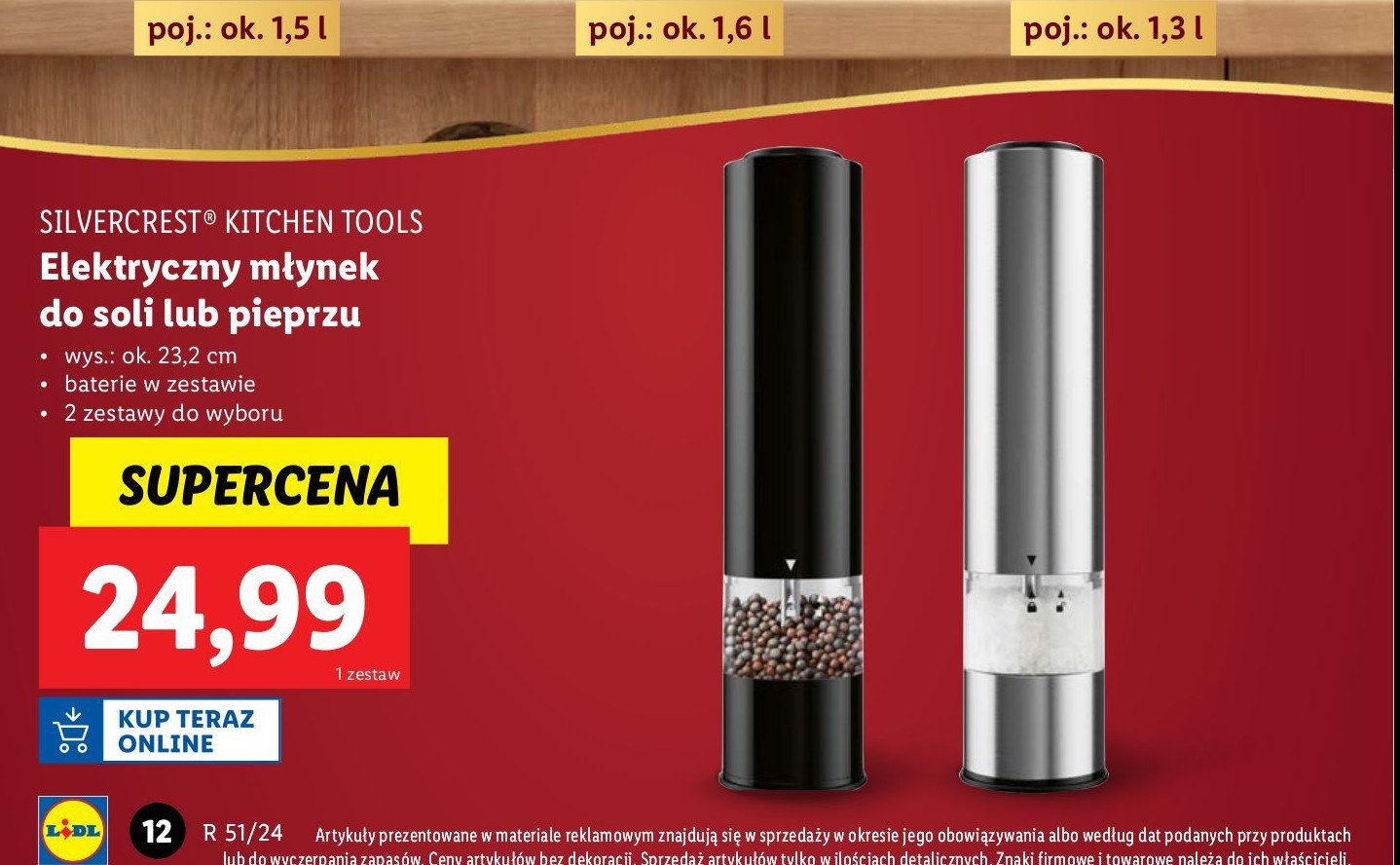 Młynek elektryczny Silvercrest promocja w Lidl