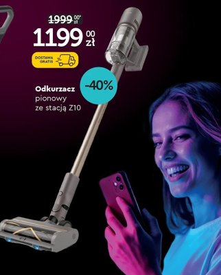 Odkurzacz pionowy ze stacją  Z10 promocja w Biedronka