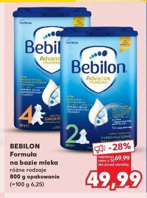 Mleko 2 BEBILON ADVANCE PRONUTRA promocja