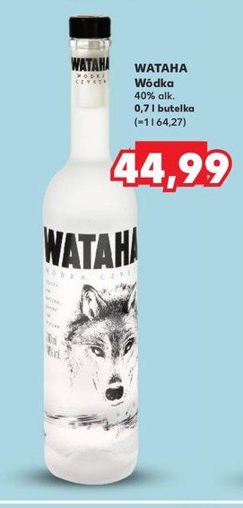 Wódka Wataha wódka czysta promocja w Kaufland