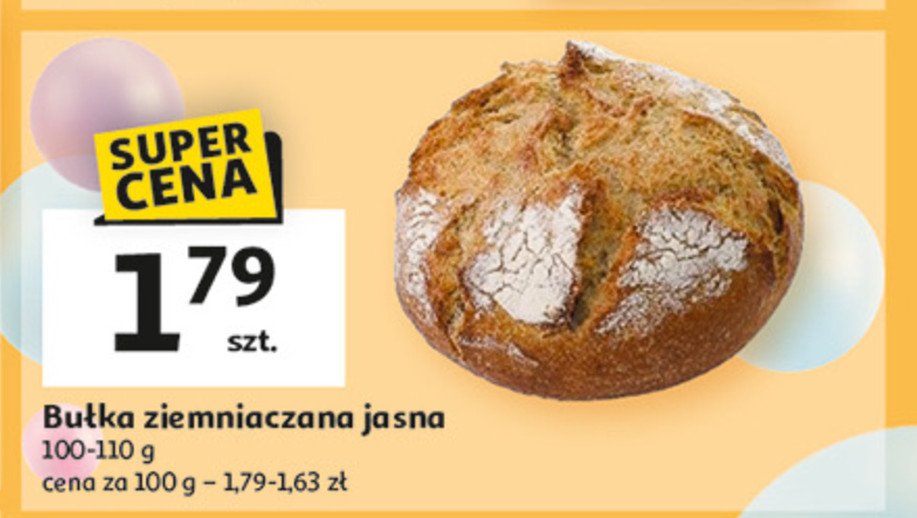 Bułka ziemniaczana jasna promocja w Auchan