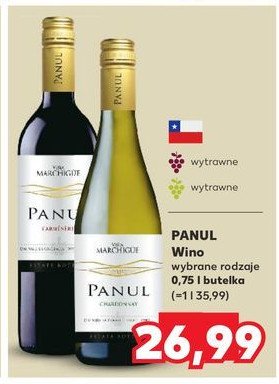 Wino czerwone wytrawne Panul cabernet sauvignon promocja