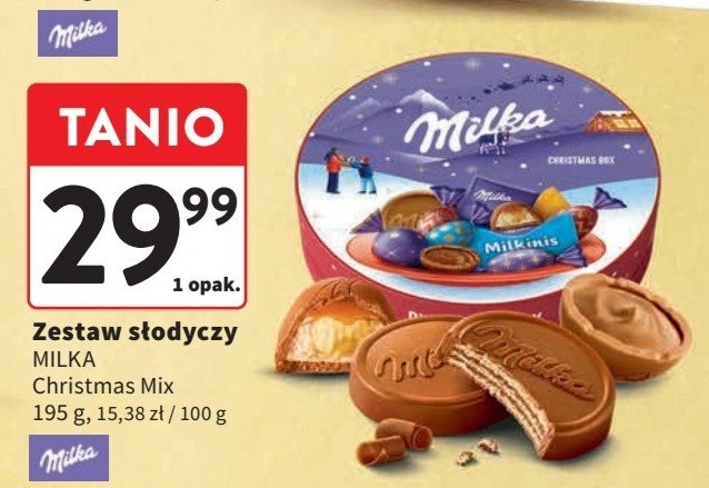 Bombonierka bunterteller Milka promocja w Intermarche