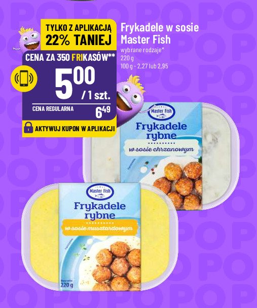 Frykadele w sosie chrzanowym Master fish promocja