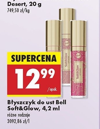 Błyszczyk do ust Bell soft&glow promocja w Biedronka