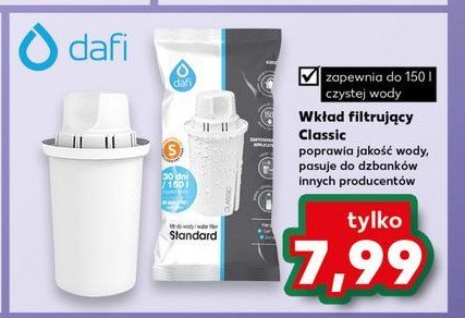 Wkład classic Dafi promocja