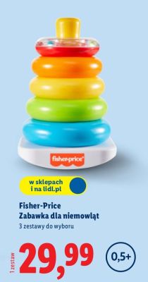 Zabawka dla niemowląt Fisher-Price promocja w Lidl