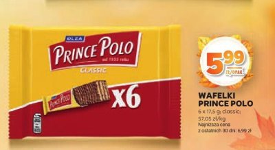 Wafelki Prince Polo Classic promocja w Stokrotka