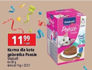 Karma dla kota mix smaków Vitakraft poesie promocja