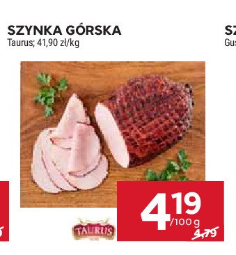 Szynka górska Taurus promocja w Stokrotka