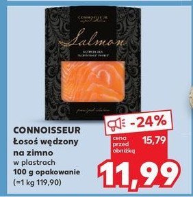 Łosoś wędzony plastry Connoisseur promocja