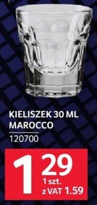 Kieliszek 30 ml Marocco promocja w Selgros
