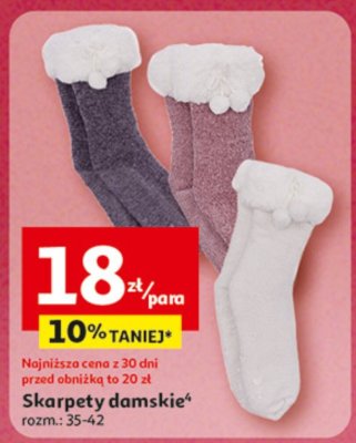 Skarpety damskie rozm. 35-42 promocja w Auchan