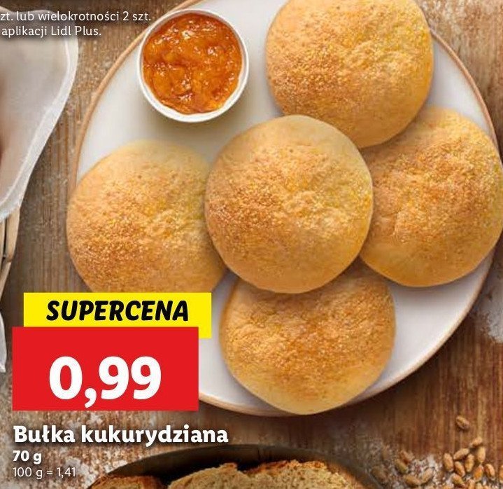 Bułka kukurydziana promocja