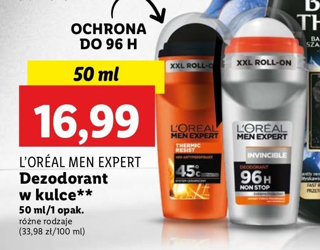 Dezodorant 96 h sport L'oreal men expert invincible promocja