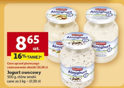 Jogurt owocowy Almighurt 500 g, różne smaki promocja w Auchan