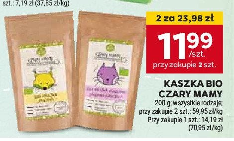 Kaszka owsiano- jaglano- gryczana bio Helpa czary mamy promocja
