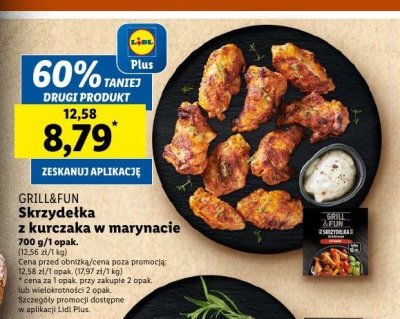 Skrzydełka z kurczaka w marynacie paprykowej Grill and fun promocja
