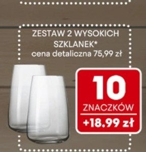 Szklanki wysokie Masterchef promocja w Intermarche