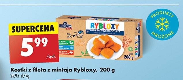 Rybloxy z fileta z mintaja Family fish promocja