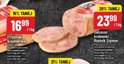 Przysmak w konserwie Pekpol promocja w POLOmarket