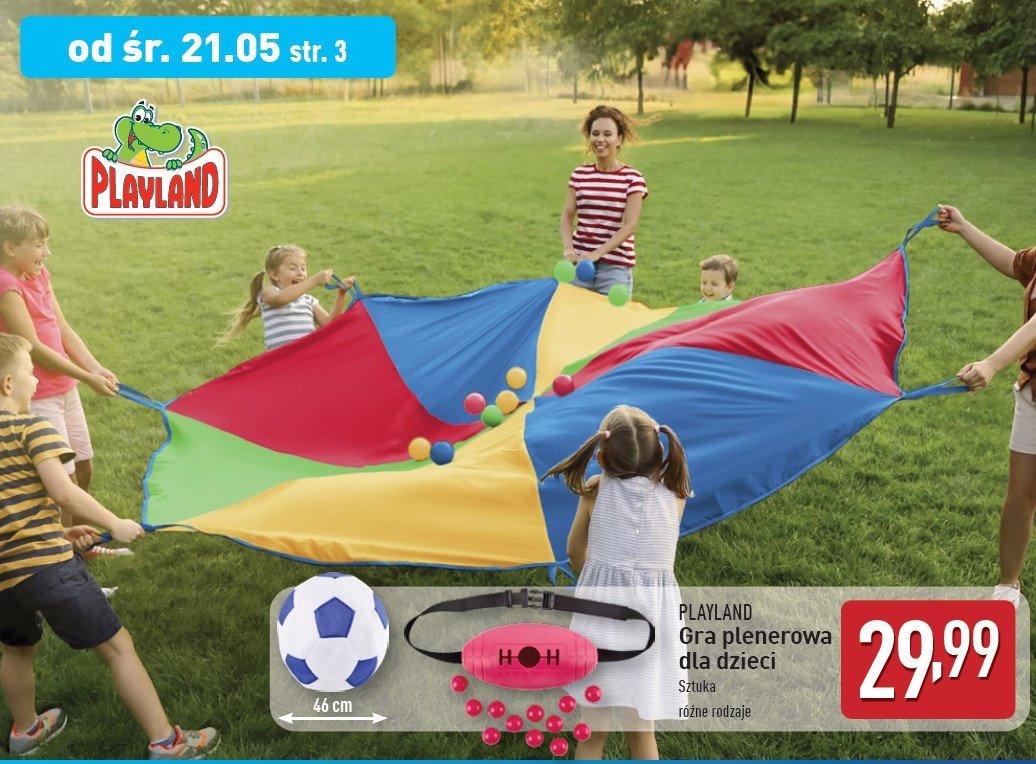 Gra plenerowa Playland promocja w Aldi