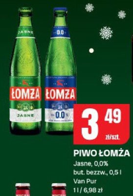 Piwo Łomża Jasne, bezalkoholowe promocja w Chorten