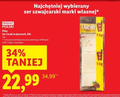 Ser promocja w Lidl