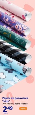 Papier do pakowania kids różne rodzaje promocja w Action