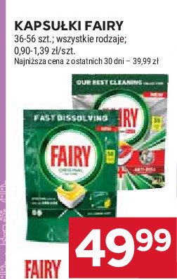 Tabletki do zmywarki lemon Fairy platinum plus promocja