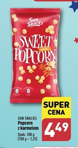 Popcorn z karmelem promocja