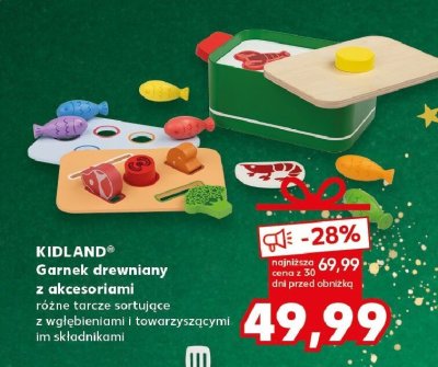 Garnek drewniany z akcesoriami promocja w Kaufland