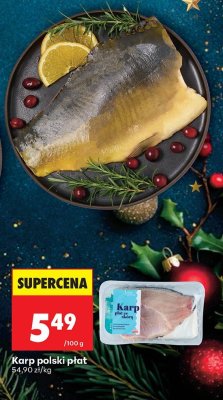 Karp polski płat 100 g promocja w Biedronka