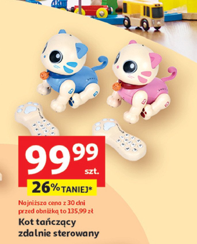 Kot tańczący promocja w Auchan