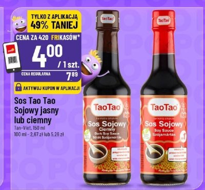 Sos Tao Tao sojowy jasny lub ciemny 150 ml promocja w POLOmarket