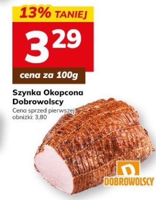 Szynka Okopcona Dobrowolscy promocja w Hitpol