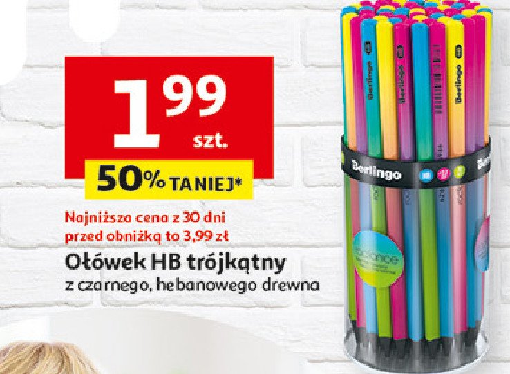 Ołówek hb trójkątny BERLINGO promocja