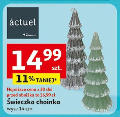 Świeczka choinka promocja w Auchan