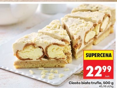 Ciasto biała trufla promocja w Biedronka
