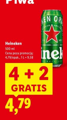 Piwo Heineken promocja w Lidl