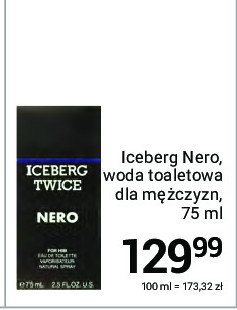Woda toaletowa Iceberg twice nero promocje