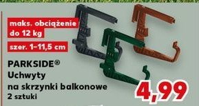 Uchwyt na skrzynki balkonowe Parkside promocja