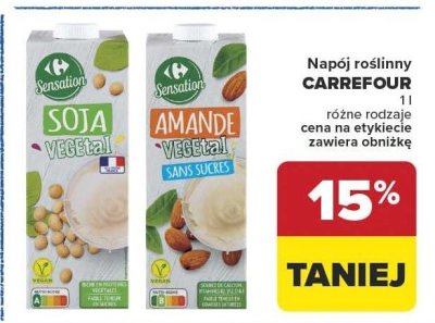 Napój roślinny Carrefour promocja w Carrefour