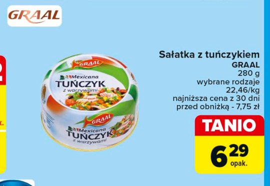 Sałatka z tuńczyka Graal promocja