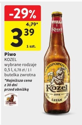 Piwo promocja w Intermarche