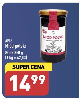 Mi贸d polski prawo艣laz i czarny bez Apis miody polskie promocja