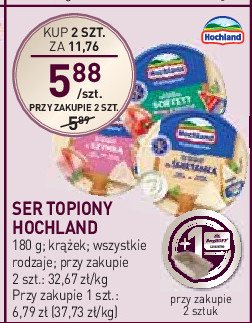 Ser topiony sortett Hochland promocja w Stokrotka