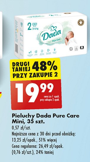 Pieluchy 2 mini Dada pure care promocja